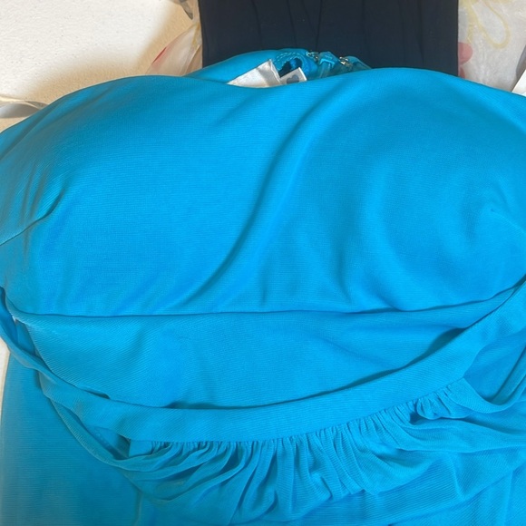 NWT David's Bridal Malibu Sleeveless Built In Bra Short Dress Size 8 NWT - Picture 5 of 7